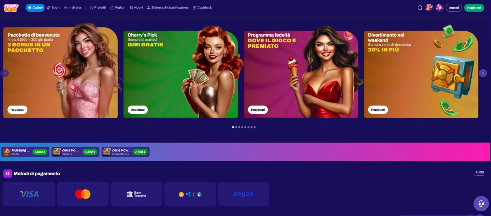 Candy Spinz casino