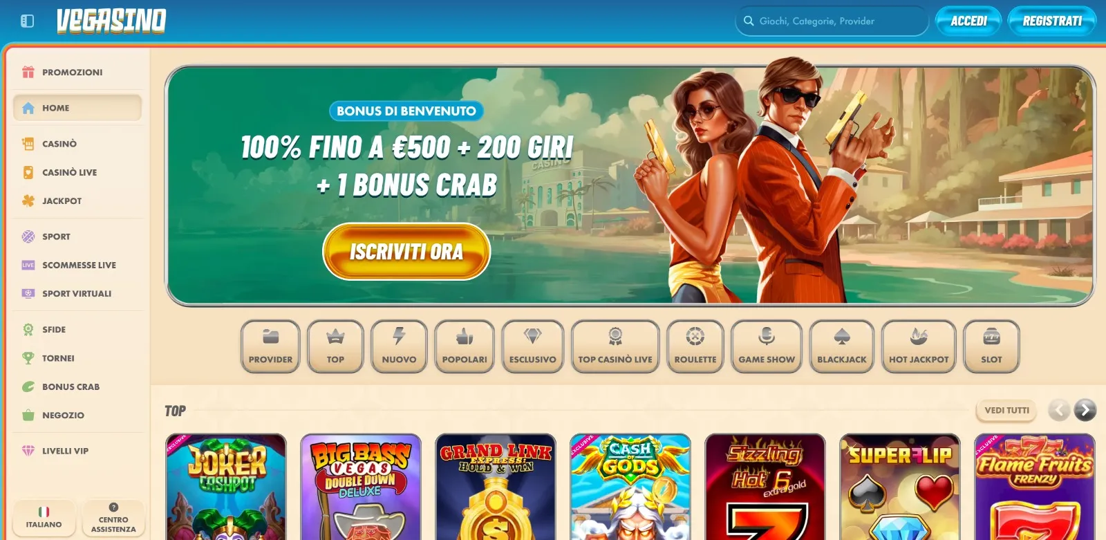 Vegasino casino